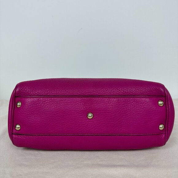 Gucci Pink Bamboo Shopper Leather Satchel - Picture 4 of 16